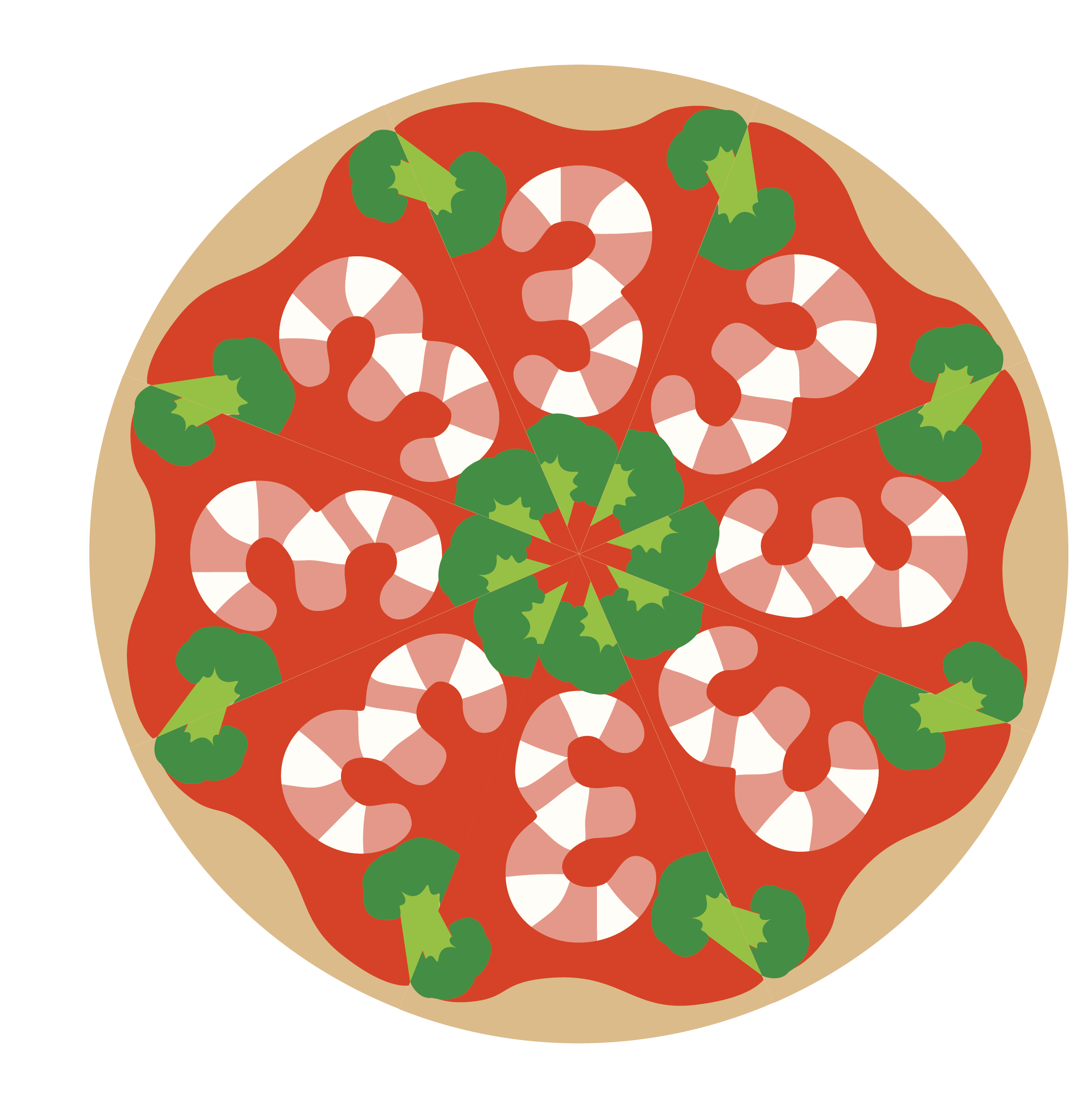 エビちゃんよーんピザ