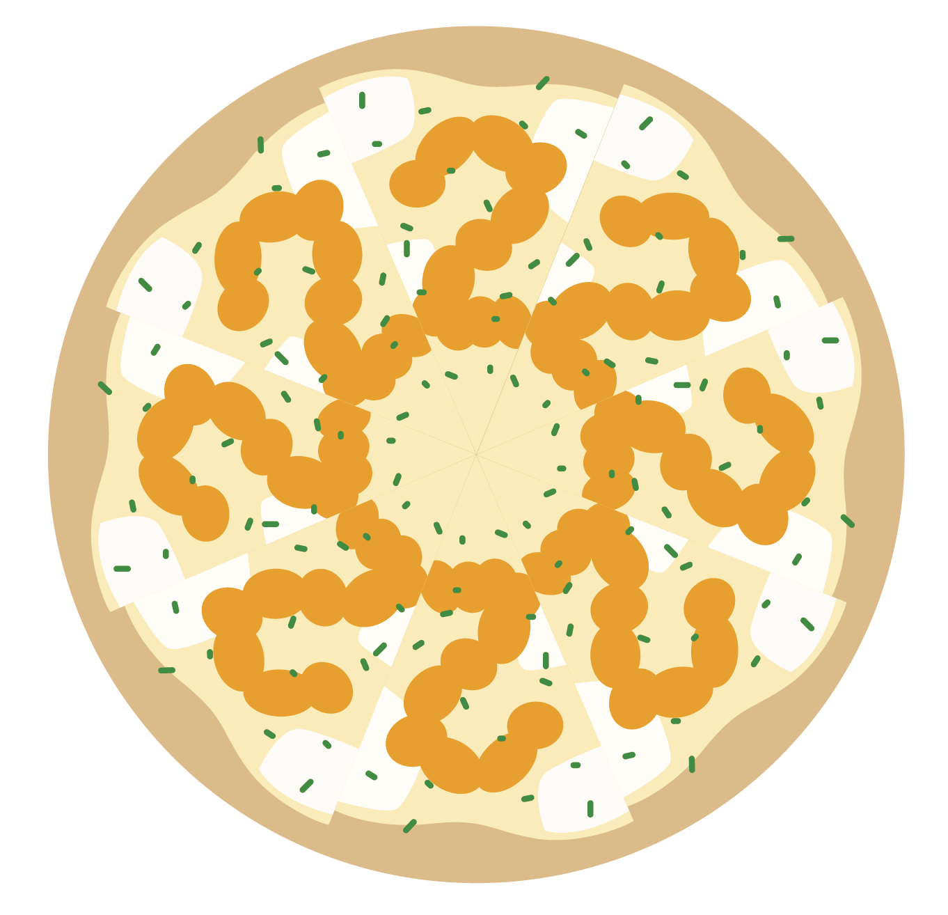 つぶつぶコーンピザ